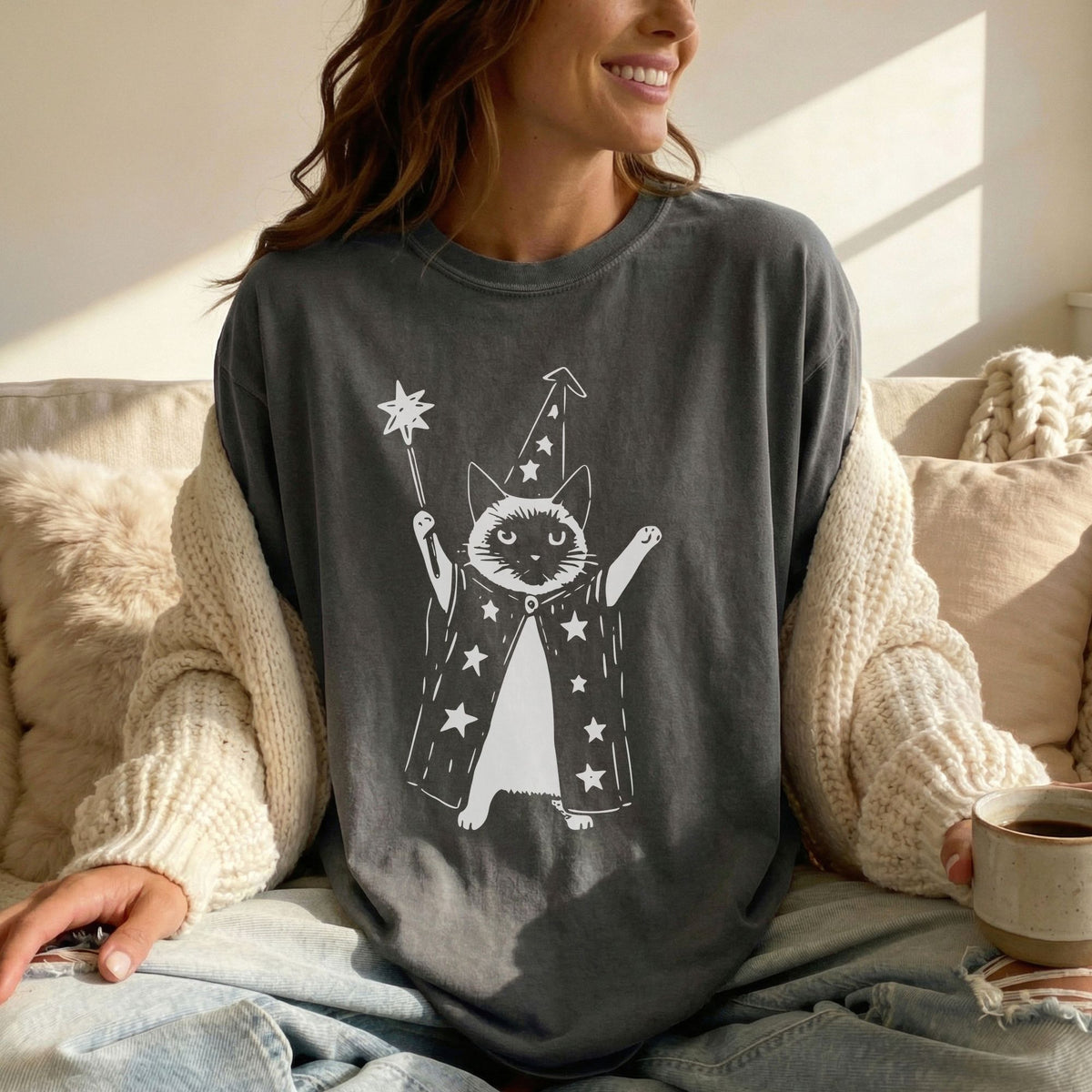 Siamese wizard t-shirt