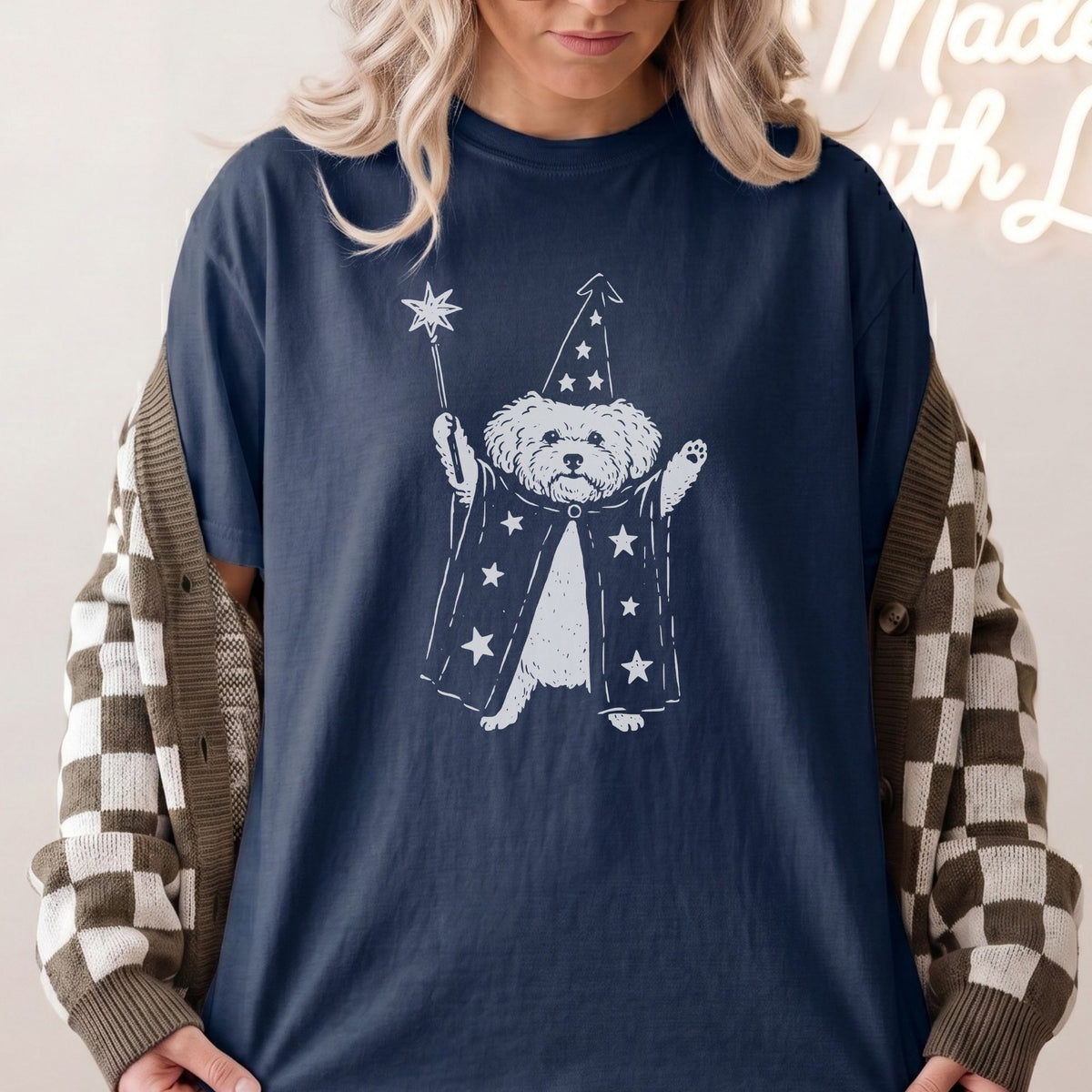 Bichon Frise wizard t-shirt