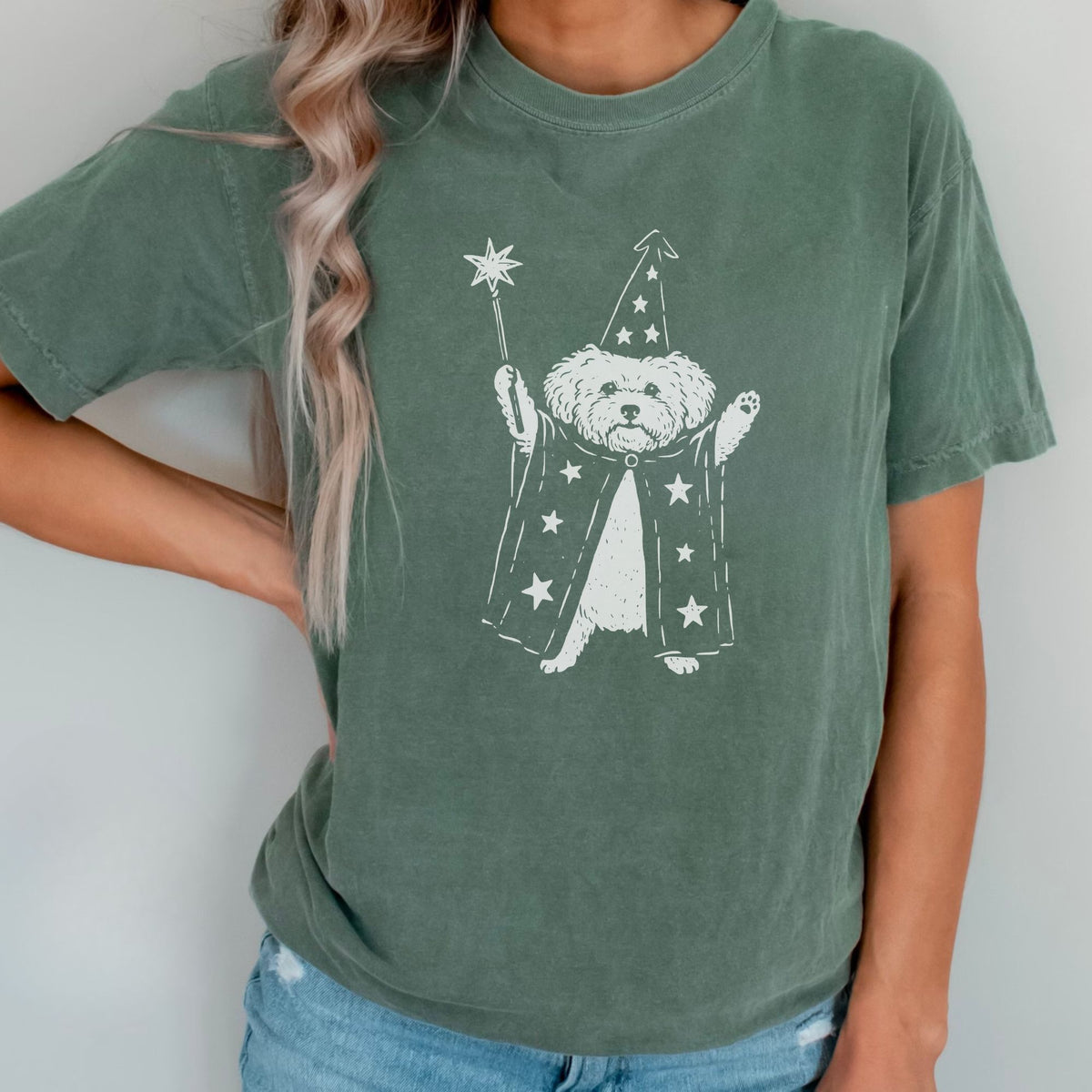 Bichon Frise wizard t-shirt
