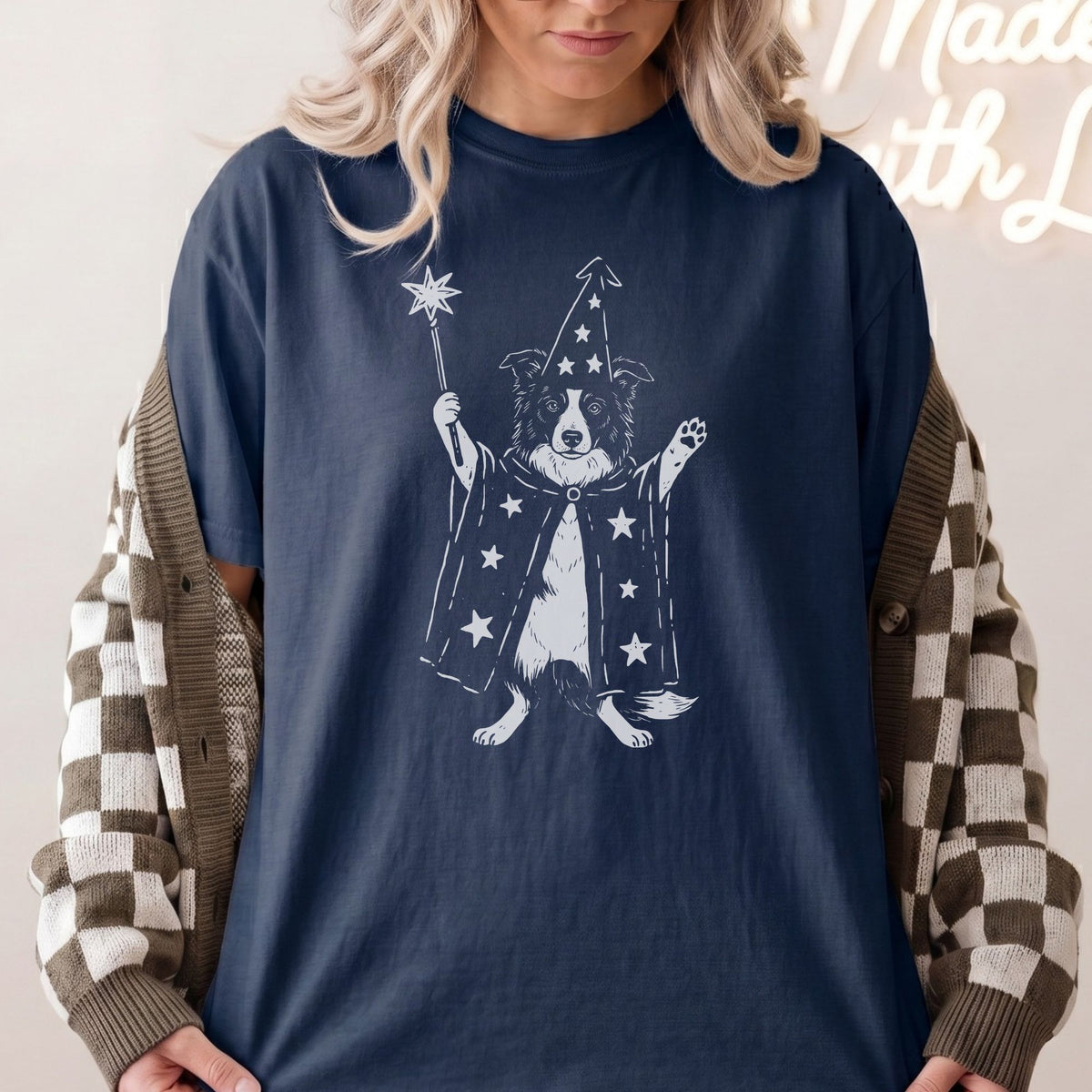 Border Collie wizard t-shirt