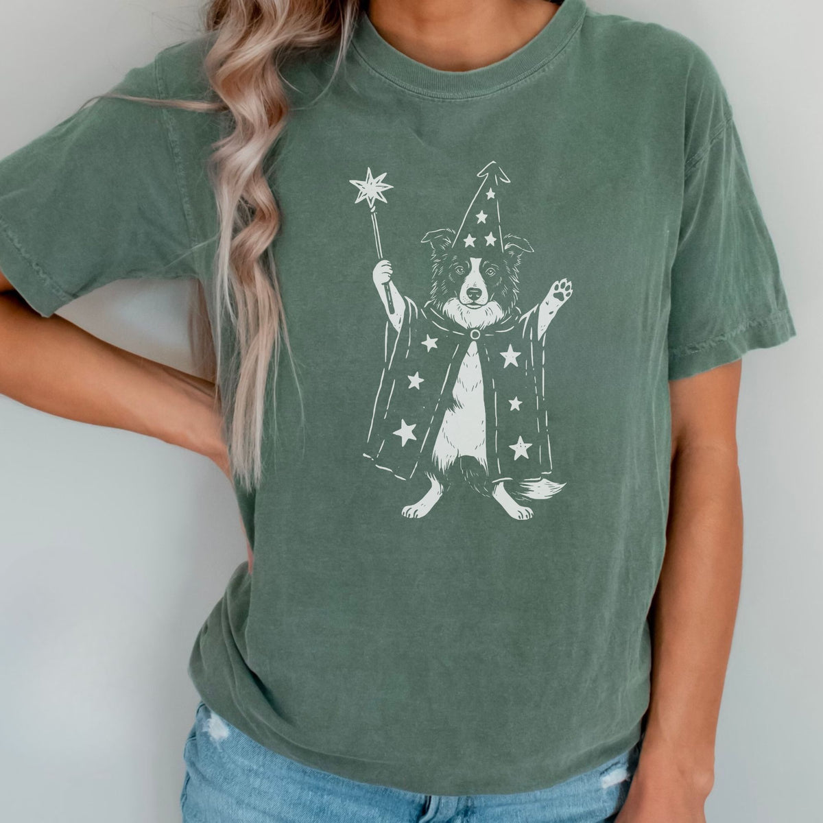 Border Collie wizard t-shirt