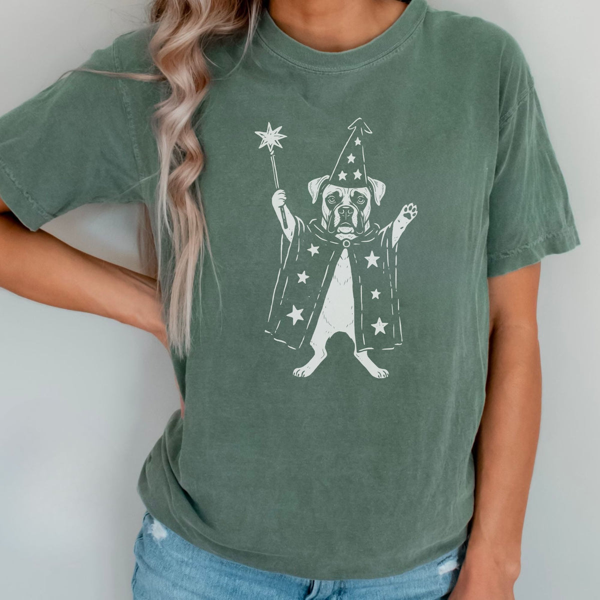 Boxer wizard t-shirt
