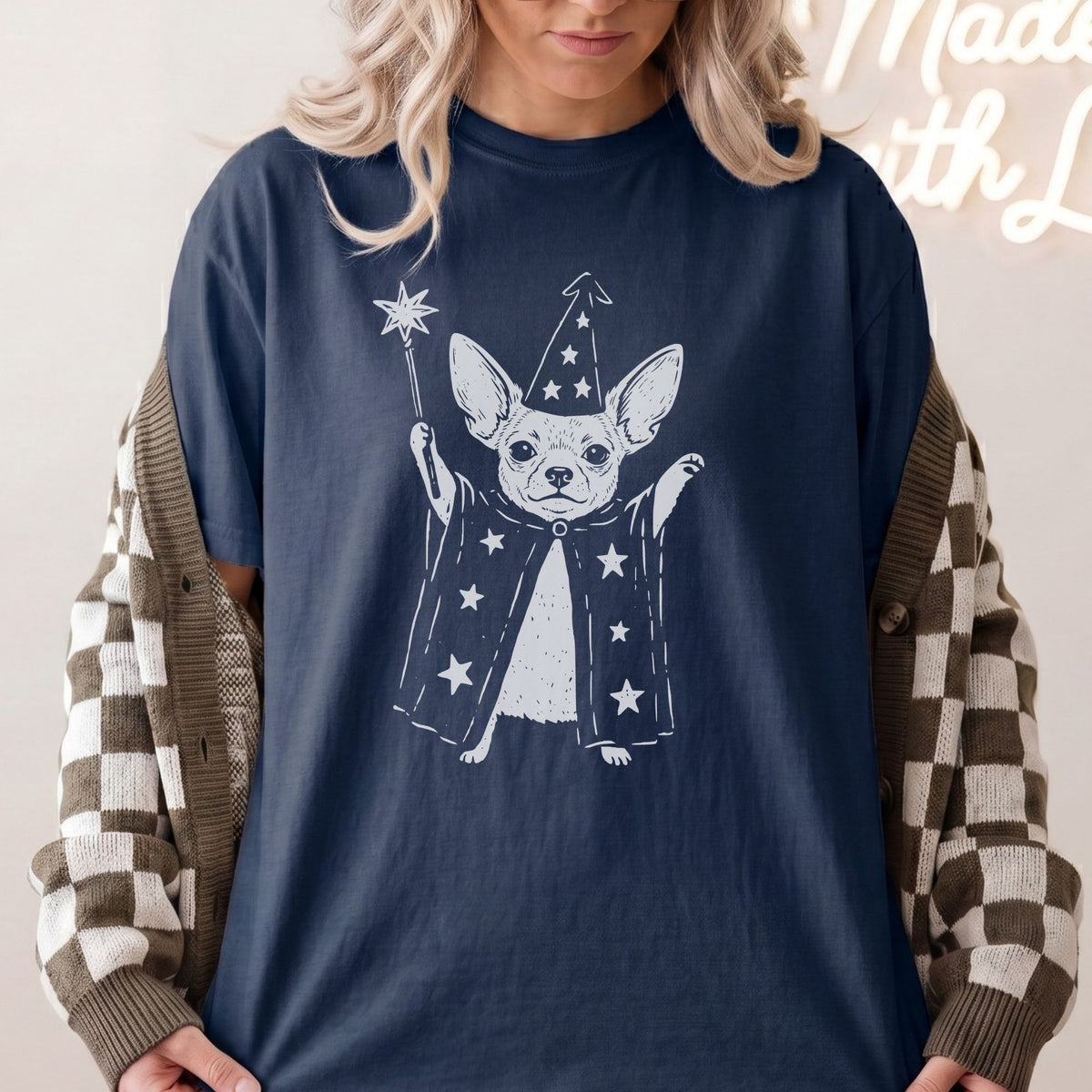 Chihuahua wizard t-shirt