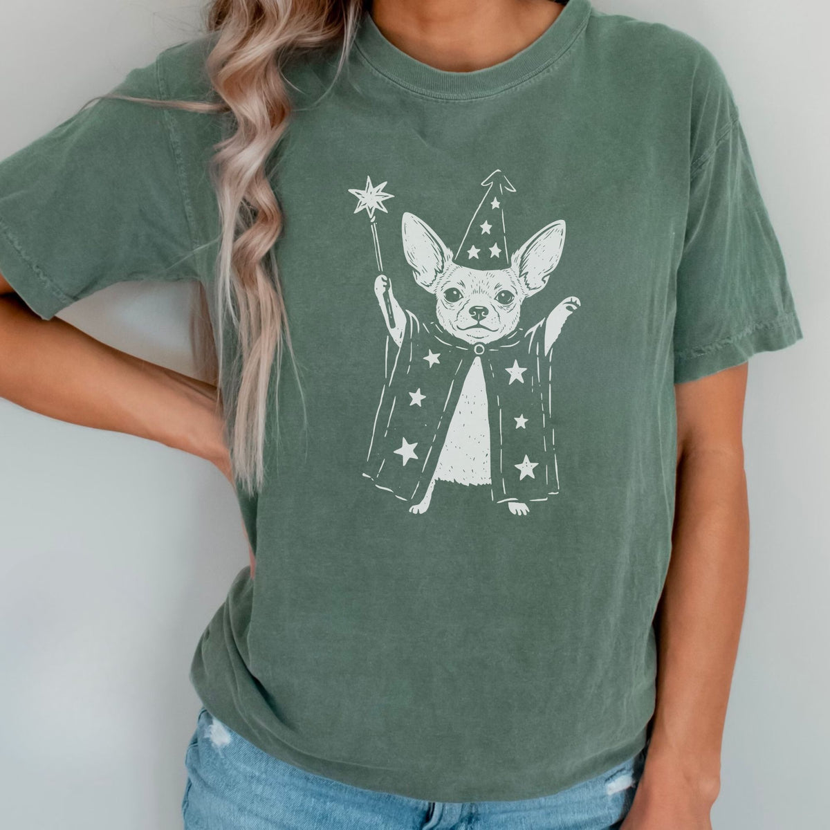 Chihuahua wizard t-shirt