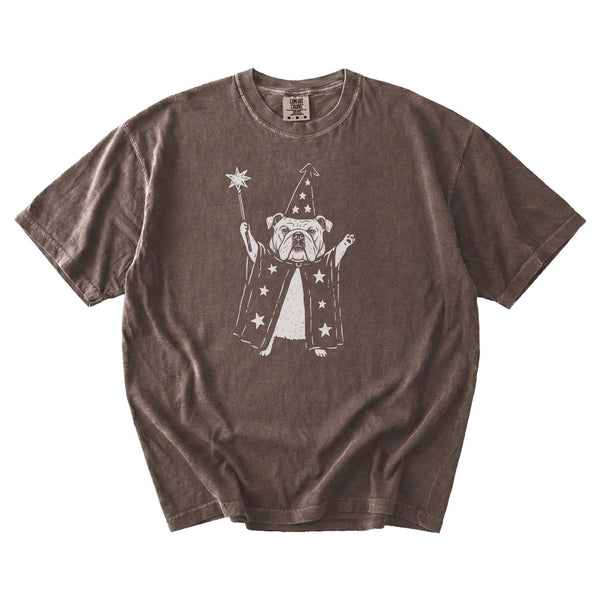 English Bulldog wizard t-shirt