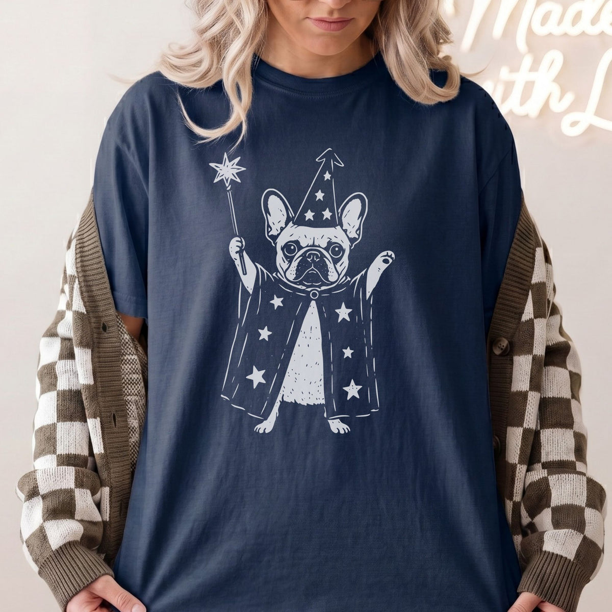 French Bulldog wizard t-shirt