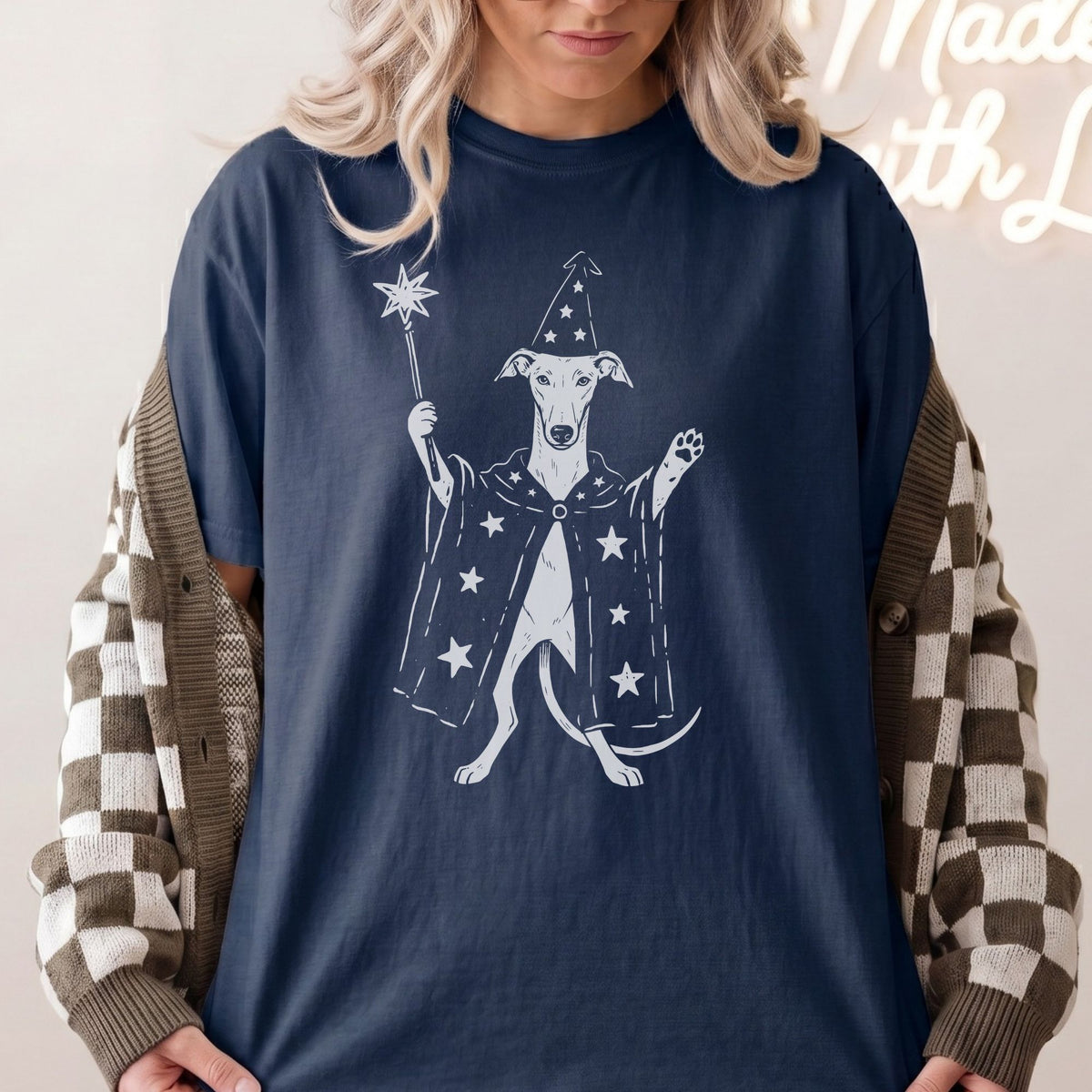 Greyhound wizard t-shirt