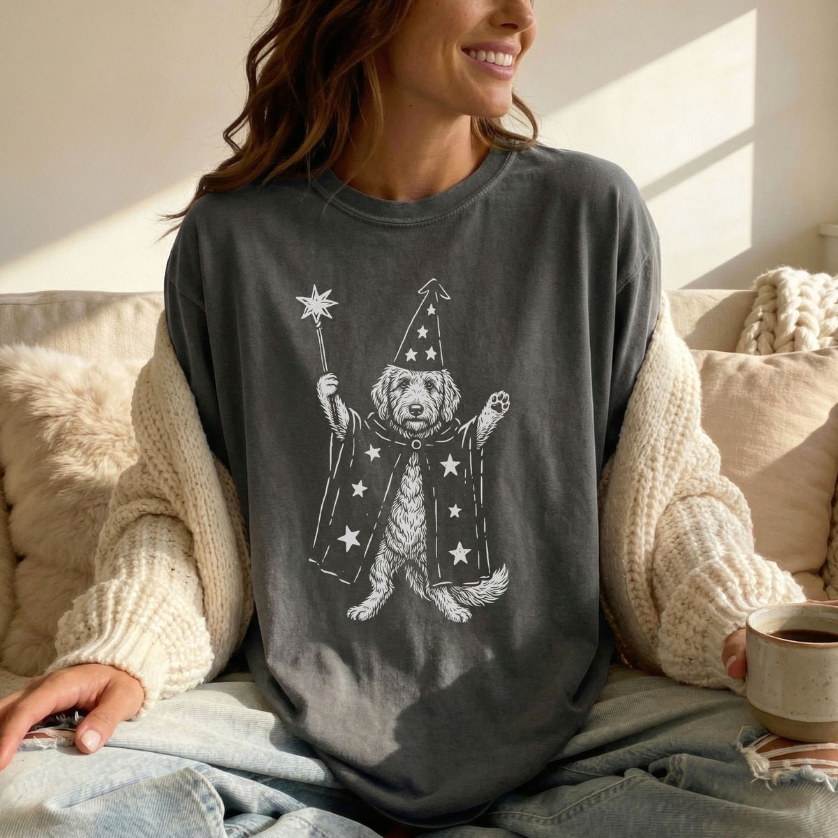 Labradoodle wizard t-shirt