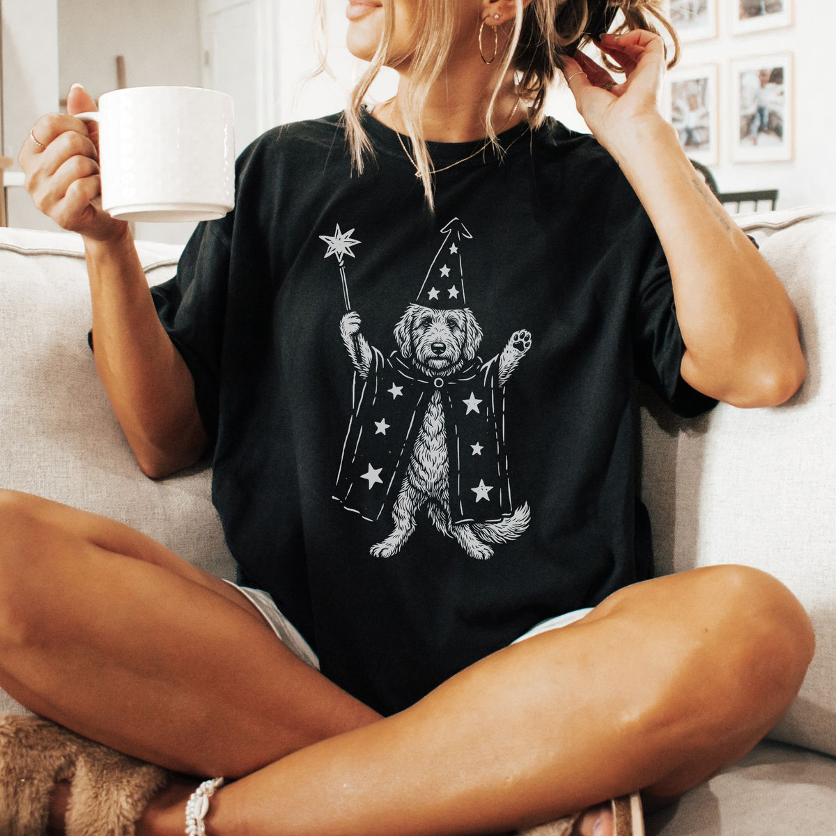 Labradoodle wizard t-shirt
