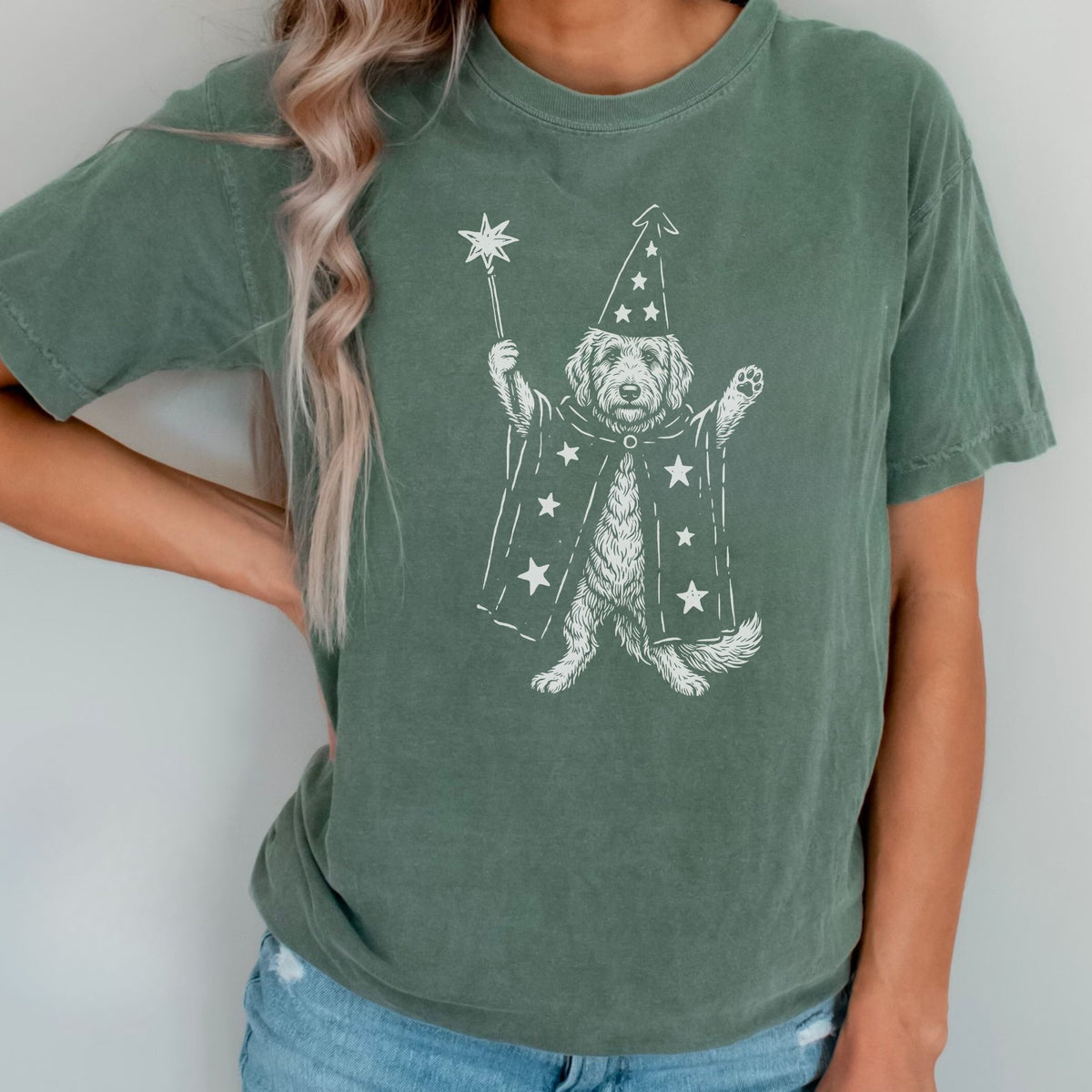Labradoodle wizard t-shirt