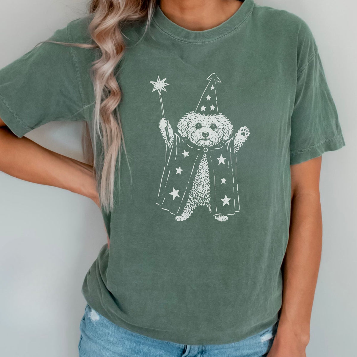 Maltipoo wizard t-shirt