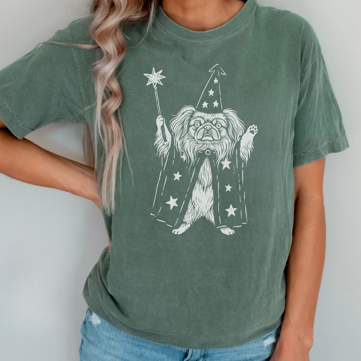 Pekingese wizard t-shirt