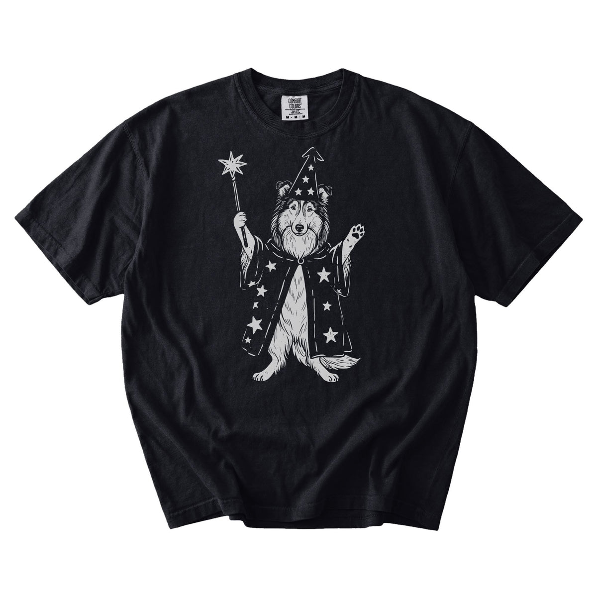Rough Collie wizard t-shirt