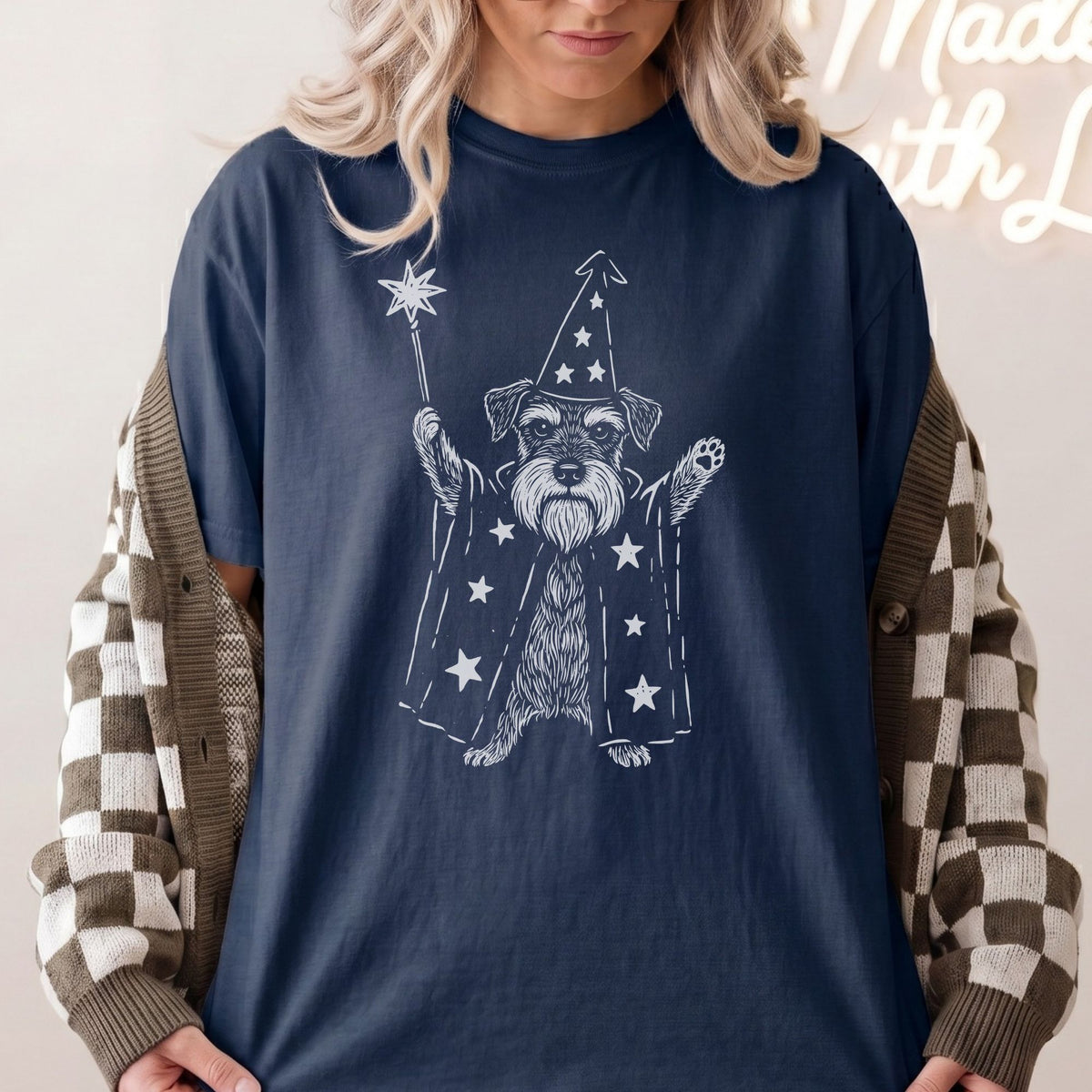 Standard Schnauzer wizard t-shirt
