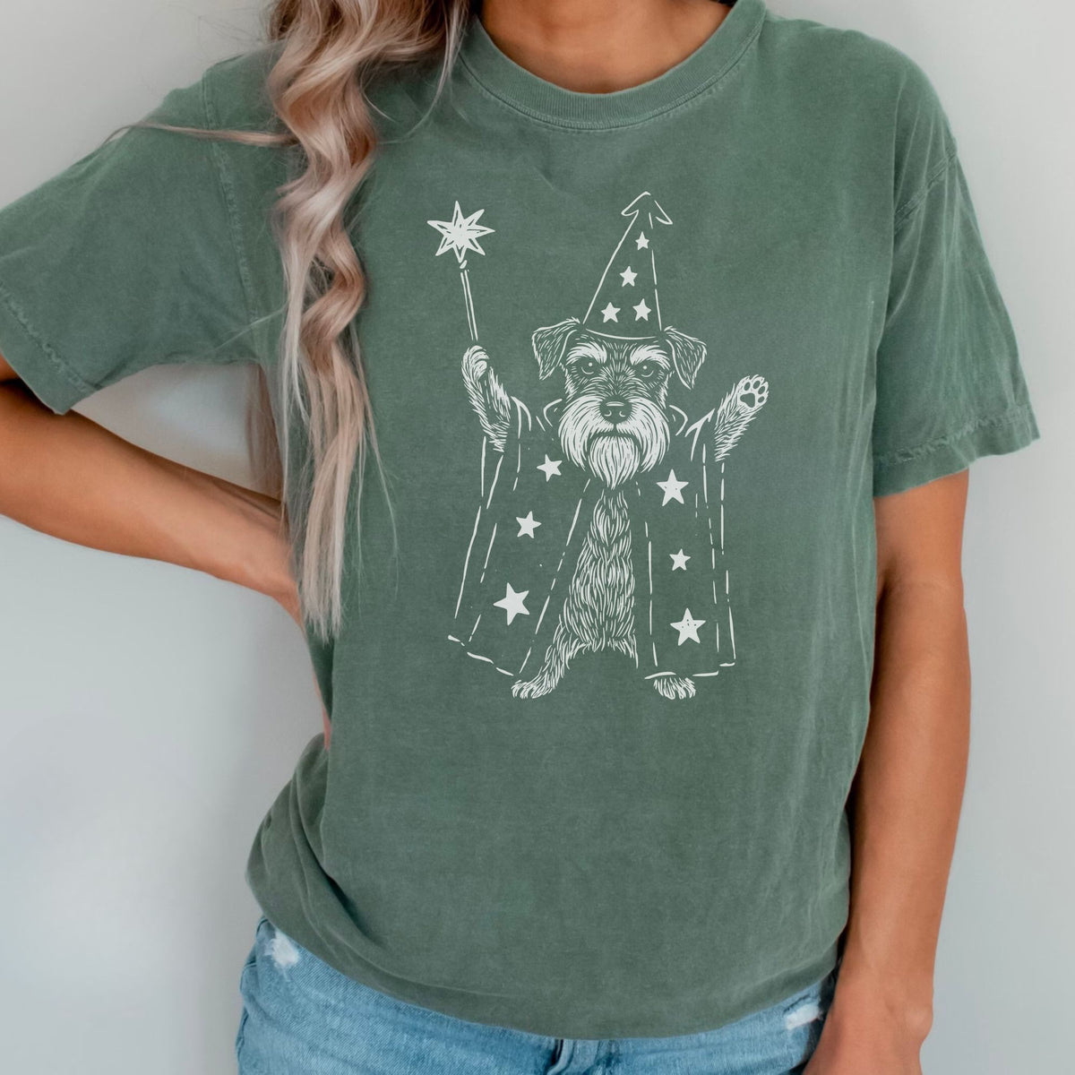 Standard Schnauzer wizard t-shirt