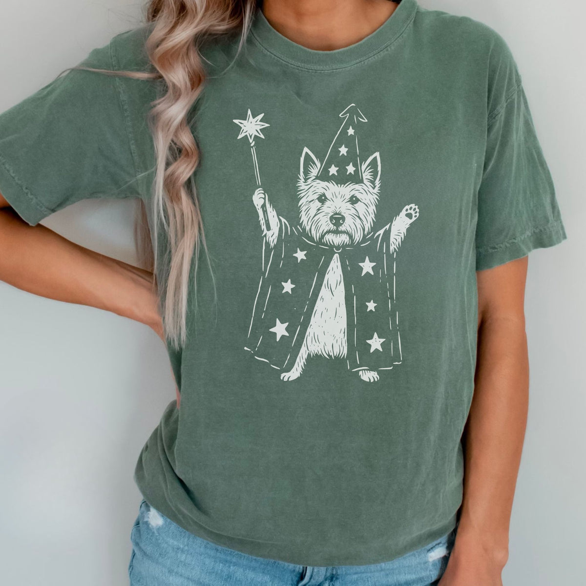 West Highland White Terrier wizard t-shirt