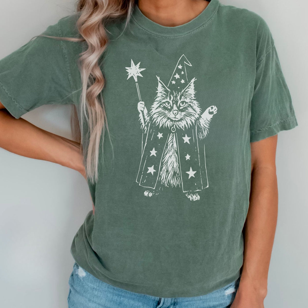 Maine Coon wizard t-shirt